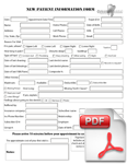 new patient forms